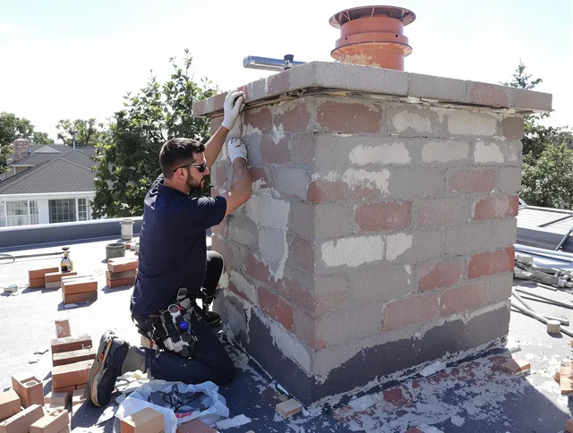 Advanced chimney repair process by Rowland Heights Chimney Sweep in Rowland Heights, CA