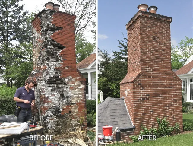 Rowland Heights Chimney Sweep performing a full chimney restoration in Rowland Heights, CA