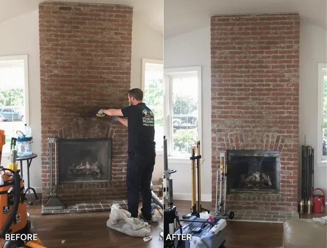 Finished chimney sweeping service by Rowland Heights Chimney Sweep in Rowland Heights, CA