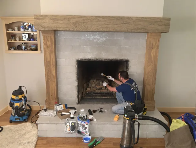 Detailed creosote removal process by Rowland Heights Chimney Sweep in Rowland Heights, CA