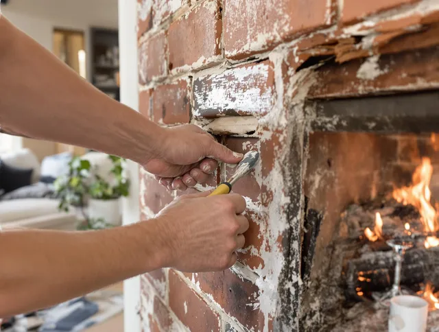 Routine fireplace repair by Rowland Heights Chimney Sweep in Rowland Heights, CA