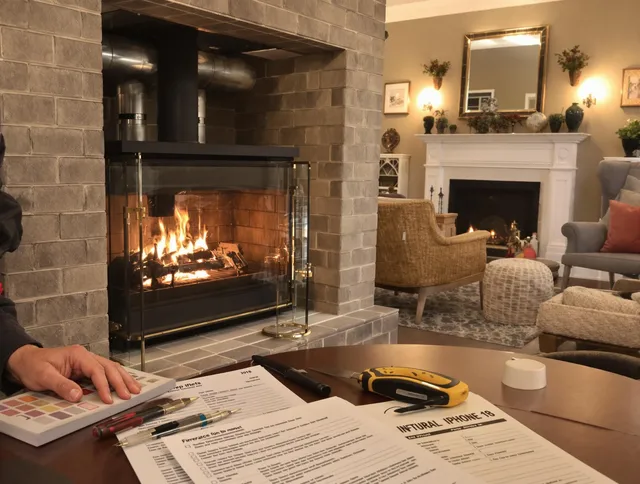 Rowland Heights Chimney Sweep verifying fireplace safety measures in Rowland Heights, CA